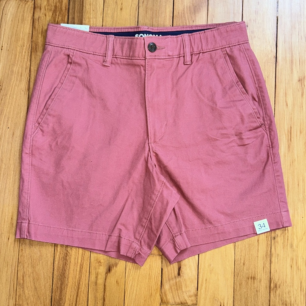 NWT Men's Salmon Chino Shorts